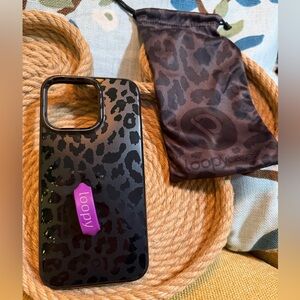 Loopy Case EUC Midnight Leopard iPhone 15 Pro Max Phone Case